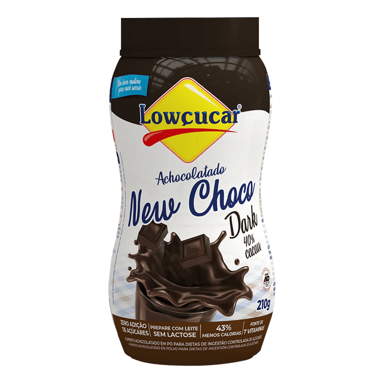 Achocolatado New Choco Dark Lowçucar 210G