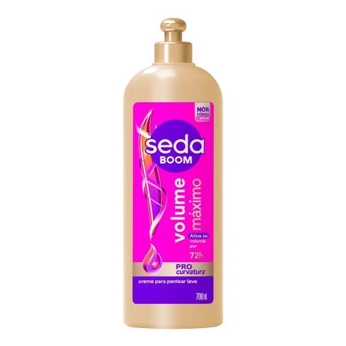 Creme para Pentear Seda Boom Pro Curatia Volume Máximo 700ml