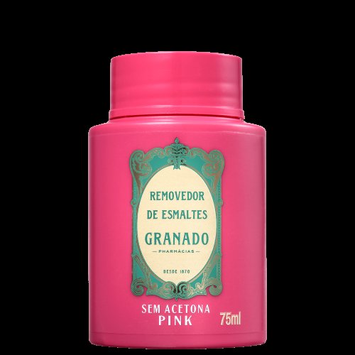 Removedor de esmaltes Granado Pink sem acetona 75ml