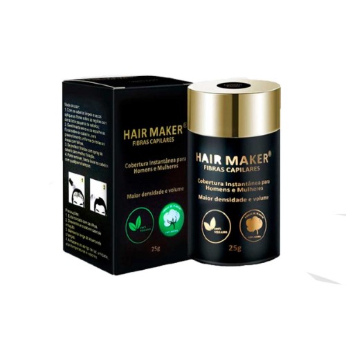 Fibras Capilares Hair Maker Preto com 25g