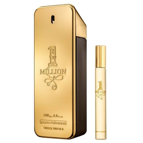 Paco Rabanne Conjunto 1 Million Masculino - Eau de Toilette 200ml + Eau de Toilette 10ml