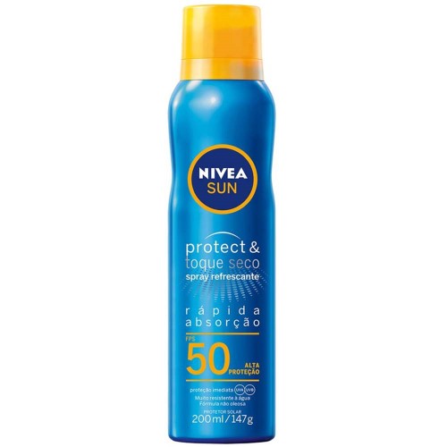 Nivea SUN Protetor Solar Spray Protect & Toque Seco FPS50