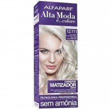 Coloração Creme Alta Moda Corretor Matizador 12.111 Louro Platina