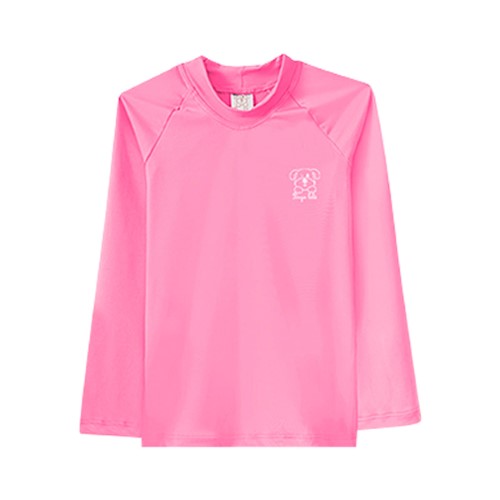 Camiseta Surfista c/ proteção solar FPS 50 Rosa - Pingo Lelê