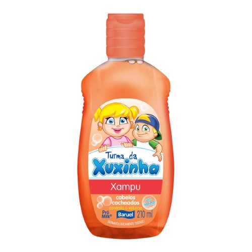 Shampoo Turma da Xuxinha Cabelos Cacheados Infantil 210ml