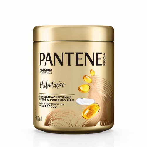 Máscara Hidratante Pantene Hidratação Óleo de Coco com 600ml