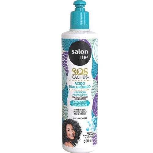 Ativador de Cachos Salon Line S.O.S Ácido Hialurônico 300ml