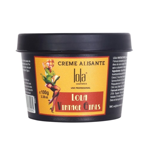 Creme De Tratamento Lola Alisante Hair Vintage Girls 100g