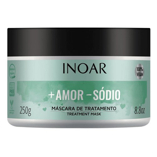 Máscara Capilar Inoar Tratamento + Amor - Sódio com 250g