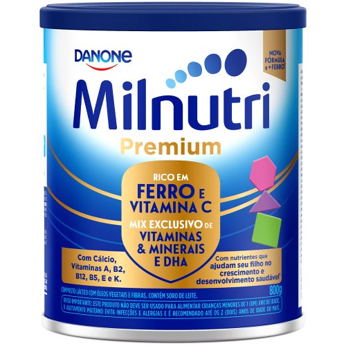 Composto Lácteo Milnutri Premium Danone até 5 anos com 800g