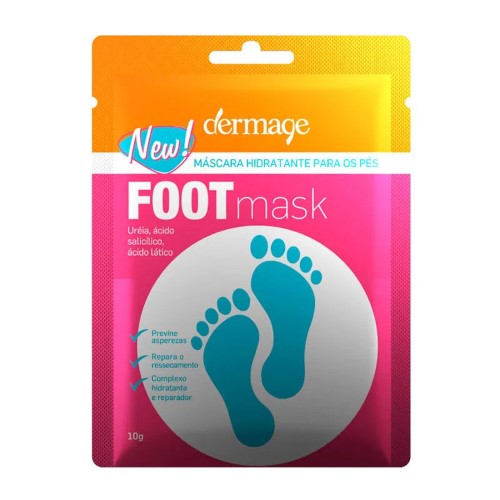 Máscara Hidratante para os Pés Dermage Foot Mask com 10g