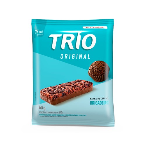 Barra de Cereais Trio Brigadeiro Sachê 3 Unidades de 20g cada