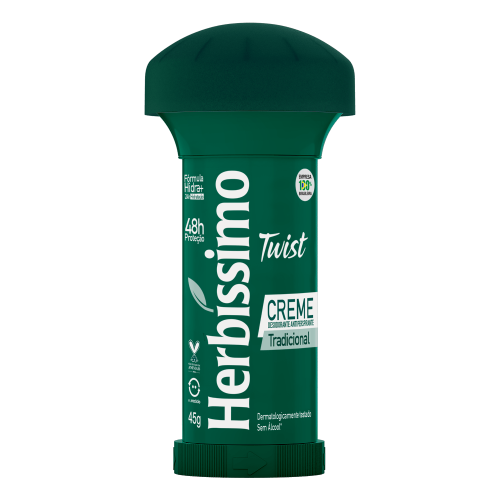 Desodorante Twist Antitranspirante Tradicional Herbissimo 45G