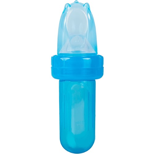 Porta Frutinha com Colher Dosadora Buba Baby Azul com 1 unidade