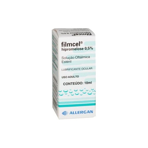 Filmcel Solução Oftálmica Lubrificante Ocular 0,5% 10mL