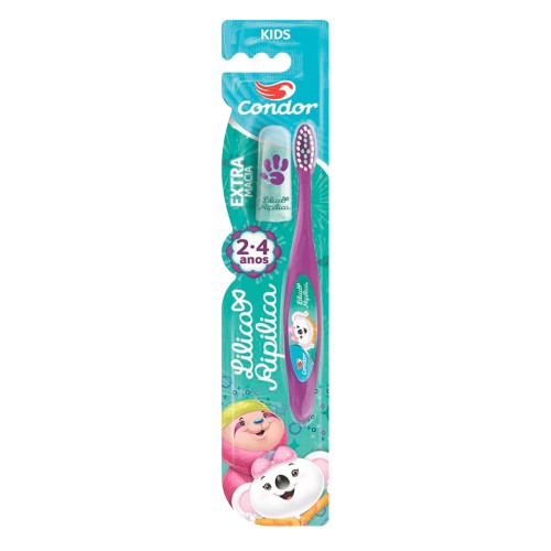 Escova Dental Condor Kids Lilica Ripilica 2 A 4 Anos