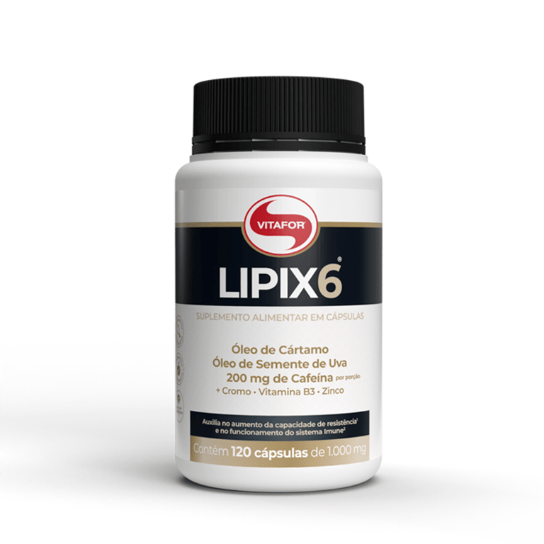 Lipix 6 Vitafor frasco com 120 cápsulas