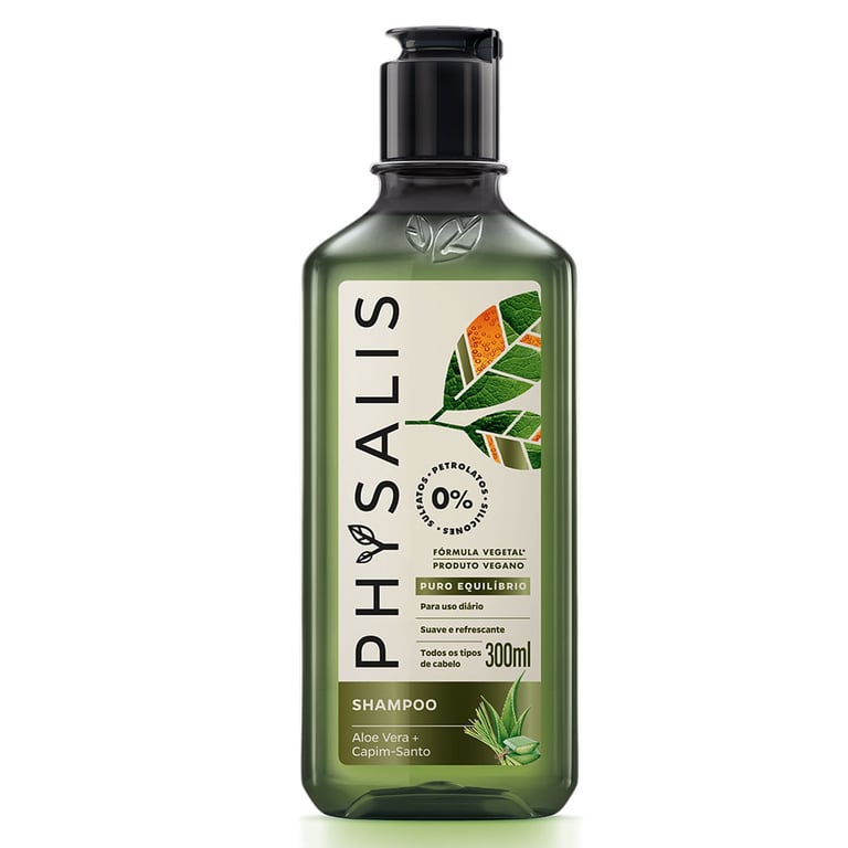 Shampoo Physalis Puro Equilíbrio Vegano 300ml