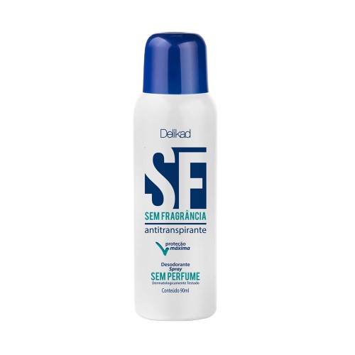 Desodorante Spray Delikad Sem Perfume 90ml