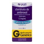 Ambroxol 7,5mg/ml Prati Genérico Solução Oral Gotas 50ml