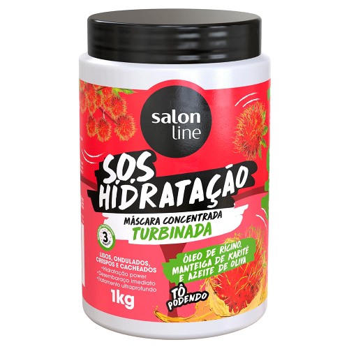 Máscara De Tratamento Salon Line SOS Hidratação Turbinada 1kg