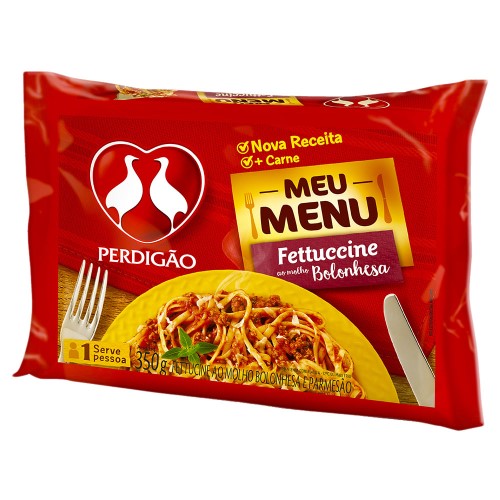 Meu Menu Perdigão Fettuccine ao Molho Bolonhesa 350g