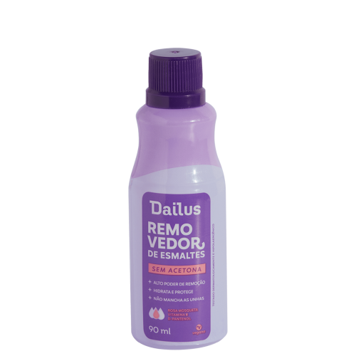 Removedor de Esmaltes Dailus Sem Acetona Vegano 90ml