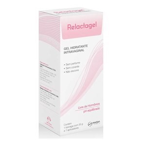 Gel Hidratante Intravaginal Relactagel com 35g + 7 aplicadores