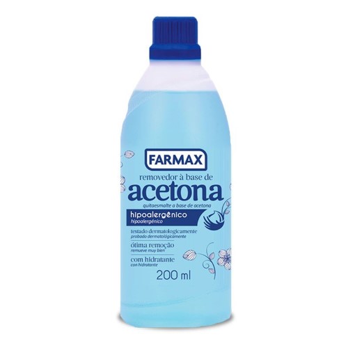 Removedor De Esmalte A Base De Acetona Farmax 200ml