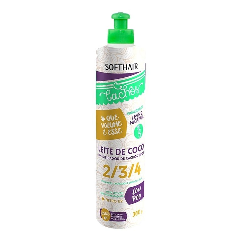 Cachos Leite de Coco - Umidificador 300ml