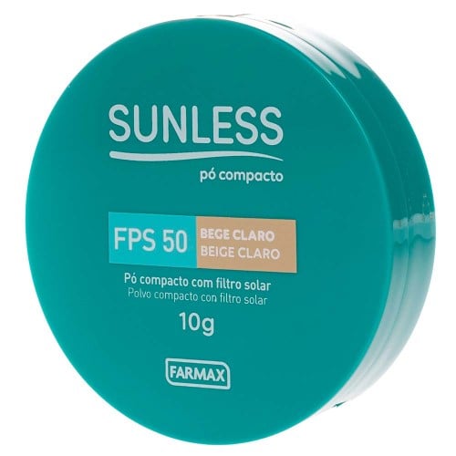 Pó Compacto Sunless Bege Claro Fps50 10g