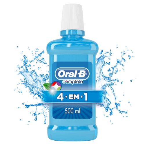 Antisséptico Bucal Oral B Complete Sabor Menta 500ml