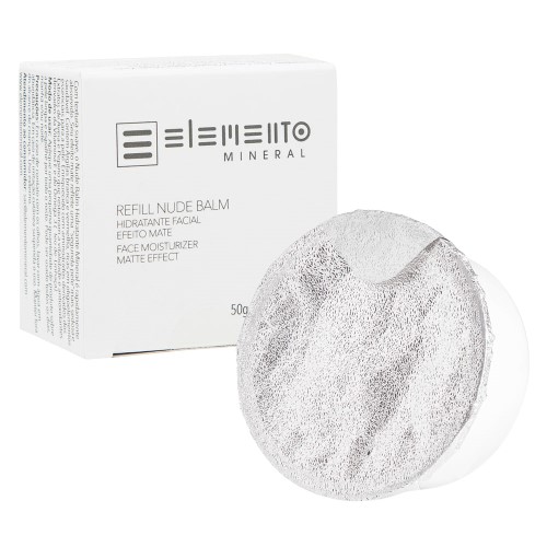 Refil Hidratante Facial Efeito Mate Elemento Mineral Nude Balm