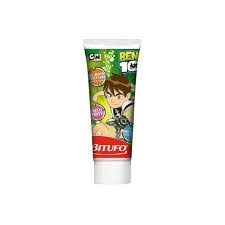 Gel Dental Infantil Bitufo Miraculous Tutti-Fruti com Flúor com 90g