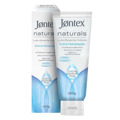 Lubrificante Íntimo Jontex Naturals Extra Hidratação com 100g