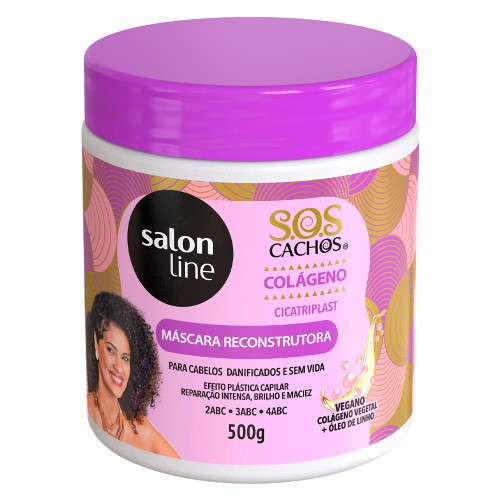 Máscara Capilar Salon Line SOS Reconstrução Colágeno 500g