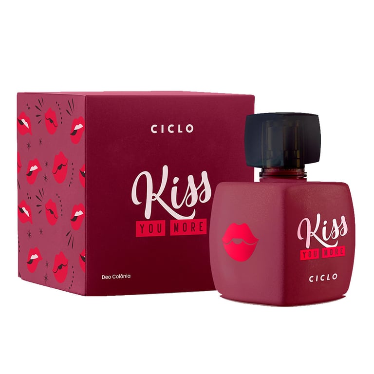 Kiss Me More com Caixa - Desodorante Colônia Feminino 100ml