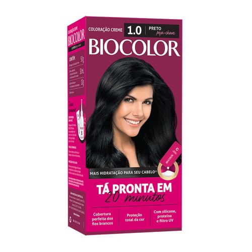 Mini Kit Tintura Biocolor Preto Peça-Chave 1.0