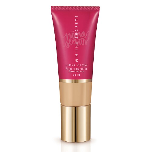 Base Líquida Niina Secrets Hidra Glow Cor 25 com 30ml