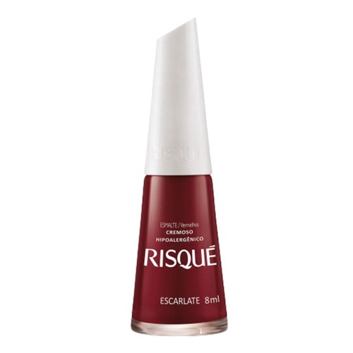 Esmalte Cremoso Risqué Escarlate 8ml