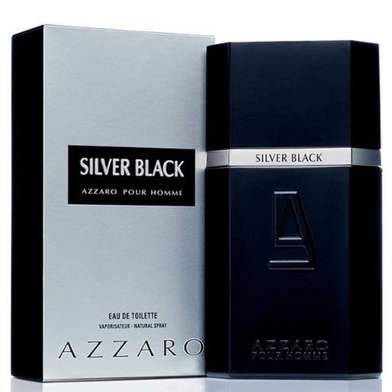 Azzaro Silver Black Eau De Toilette Perfume Masculino 100 Ml