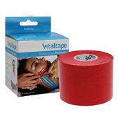 Fita de Kinesio VitalTape 5cmX5M Vermelho