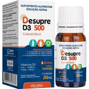 Desupre D3 500 gotas Sabor Laranja 20ml