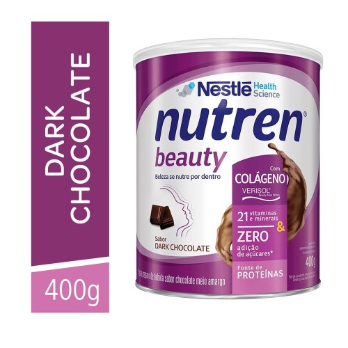 Suplemento Alimentar Nestlé Nutren Beauty Dark Chocolate 400g