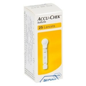 Lancetas Accu Chek Softclix Controle de Glicose com 25 lancetas