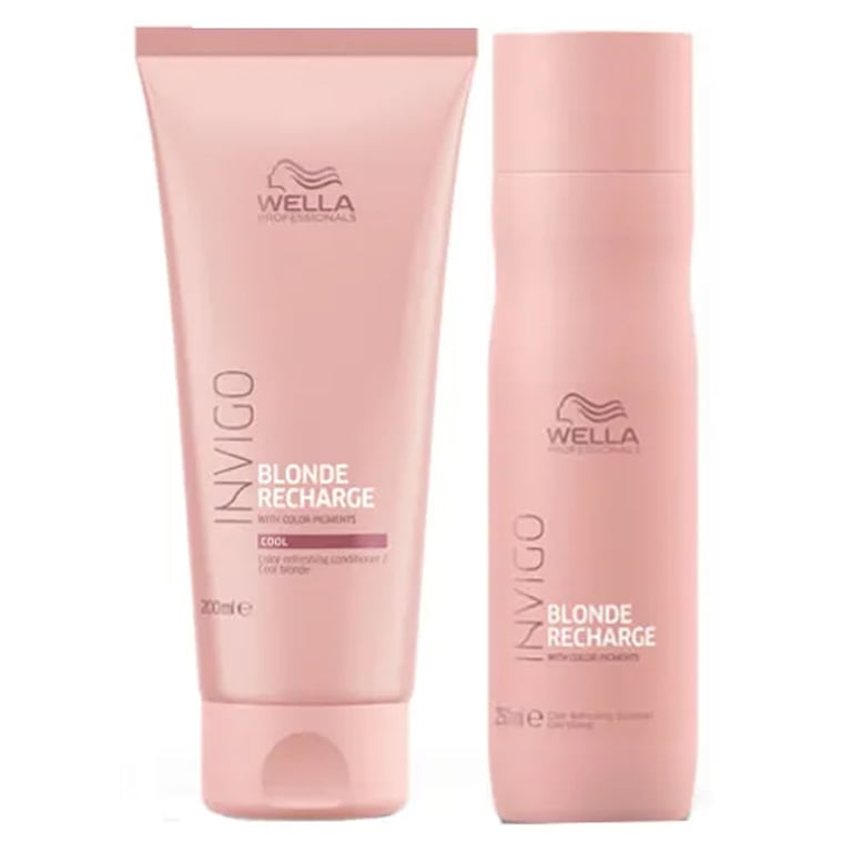 Wella Professionals Cool Blond Recharge Invigo Kit - Shampoo + Condicionador