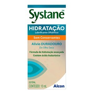 Systane Alcon Hidratação Lubrificante Solução Oftálmico Sem Conservantes 10ml