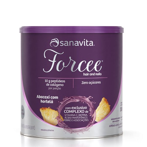 Forcee Sanavita Hair and Nails Abacaxi 330g