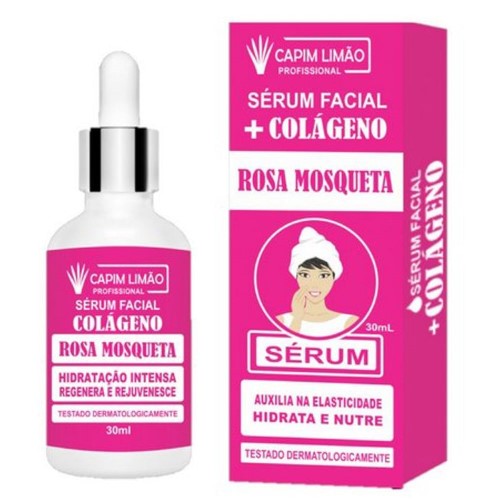 Sérum Facial Capim Limão Rosa Mosqueta 30ml