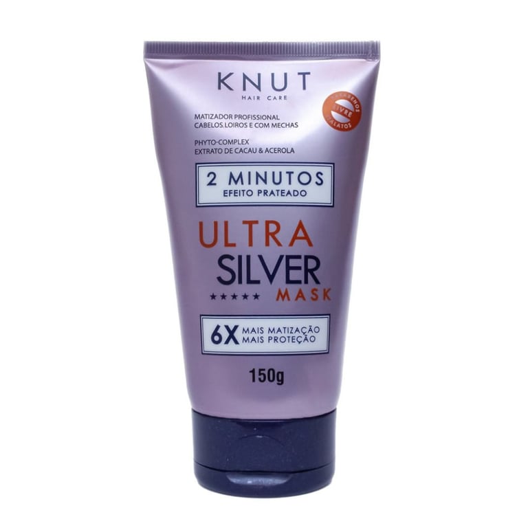 Máscara Knut Ultra Silver Prata 150g